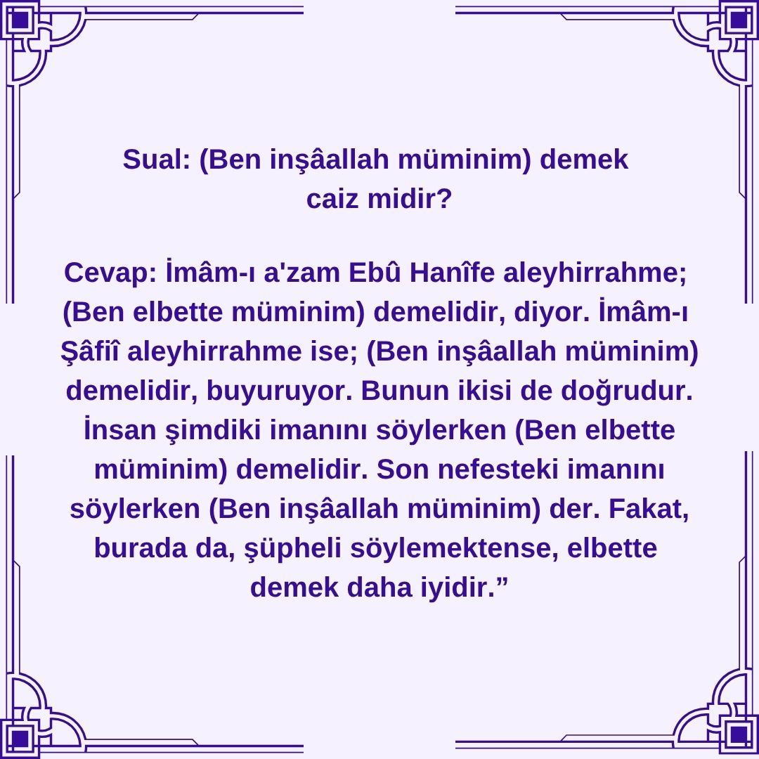 Dini Sual-Cevap (10)